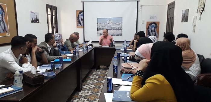 A meeting entitled quotThe impacts of the annexation plan by the Israeli occupation on the Palestinian cause and how to confront themquot