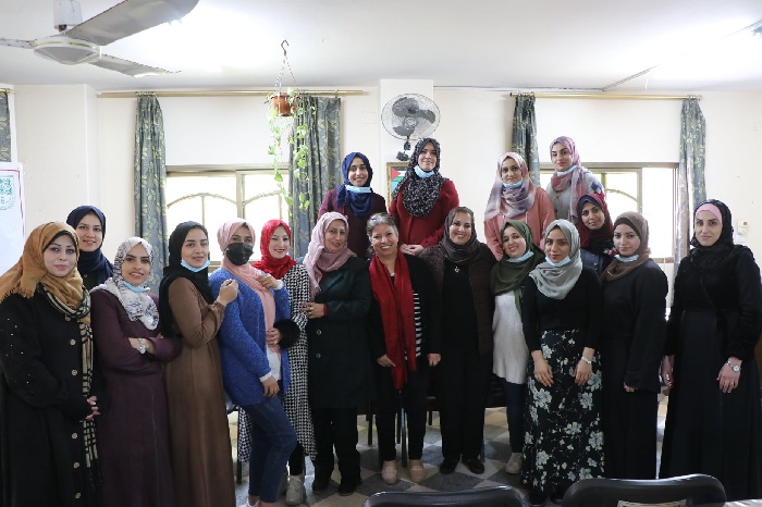 استضافت جمعية الدراسات النسوية التنموية الفلسطينية اليوم الأحد أ عزة قاسم
